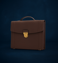 Leather Briefcase No. 21 - Brown